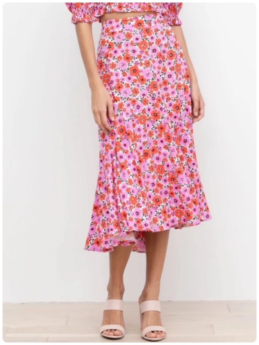 Yumi Kim Groovy Sunshine Ann Street Floral Midi Skirt